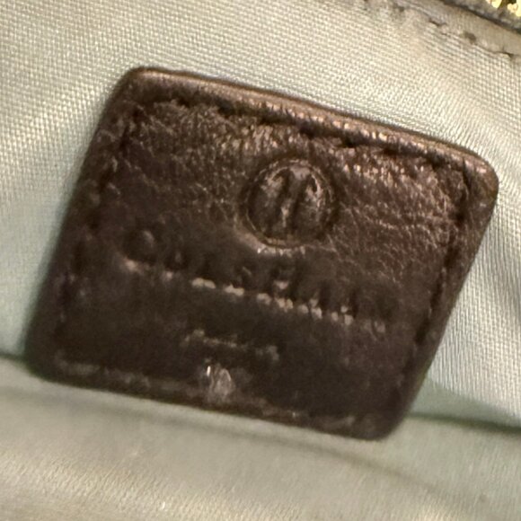 VINTAGE COLE HAAN BLACK LEATHER SILVER HARDWARE MINI BAG - Picture 14 of 14